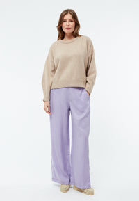 Givn Berlin Cropped Strickpullover GBJELLA aus recyceltem Wollgemisch Sweater Beige