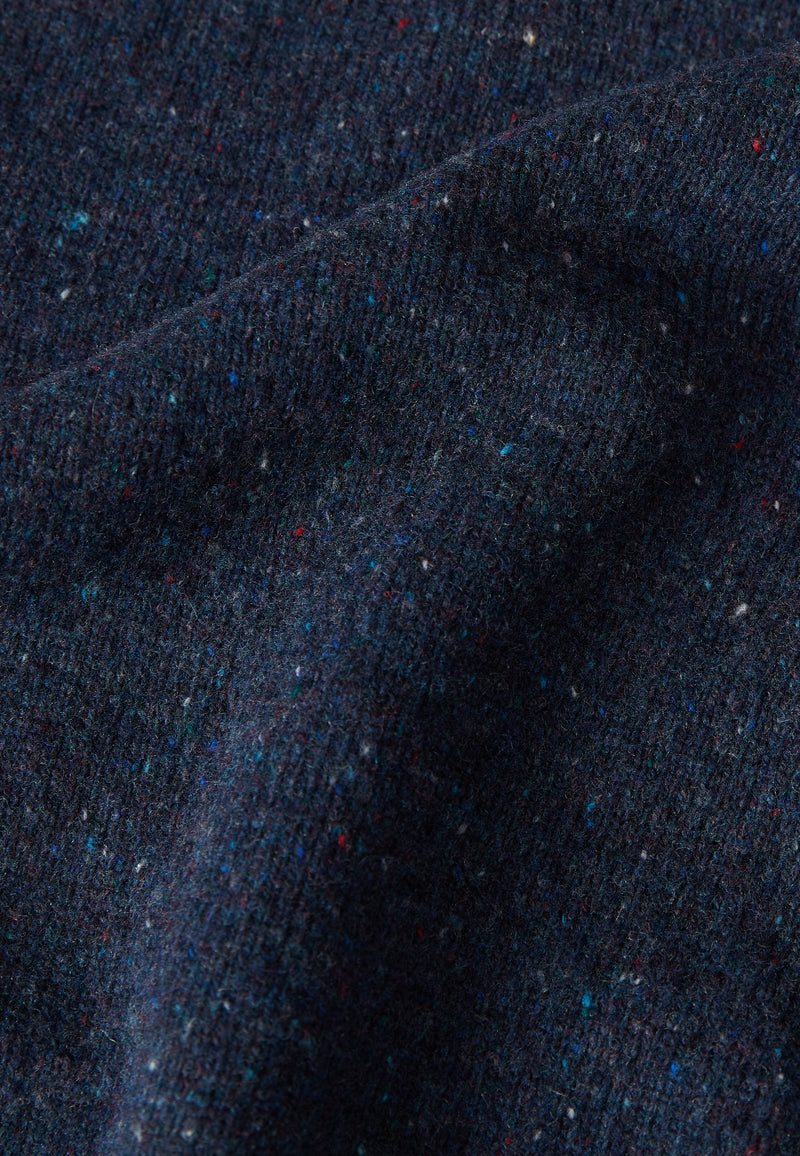 Givn Berlin Cropped Strickpullover GBJELLA aus recyceltem Wollgemisch Sweater Dark Blue