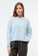 Givn Berlin Cropped Strickpullover GBJELLA aus recyceltem Wollgemisch Sweater Light Blue