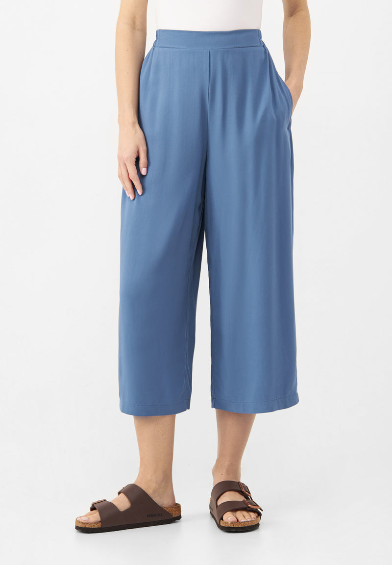 Givn Berlin Culotte GBANNA aus LENZING™ ECOVERO™ Trousers Steel Blue