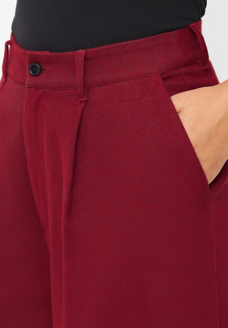 Givn Berlin Culotte TAMARA aus Bio-Baumwolle Trousers Tibetan Red