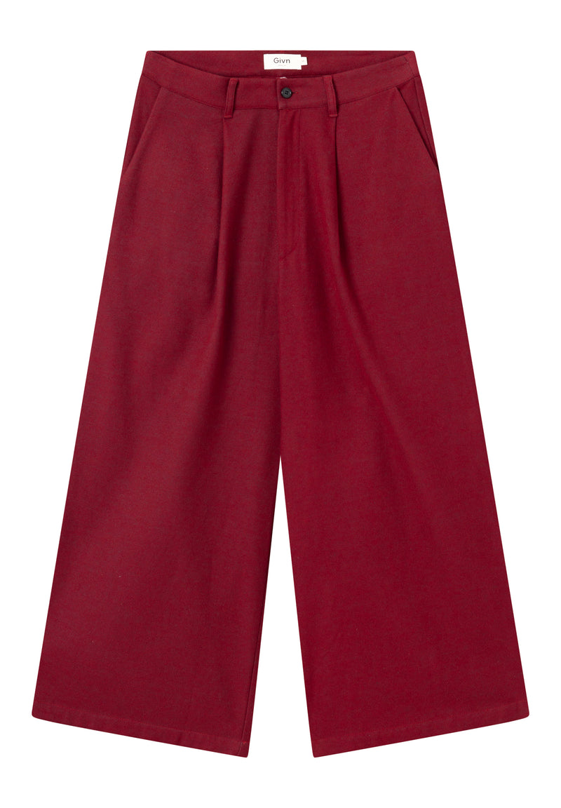 Givn Berlin Culotte TAMARA aus Bio-Baumwolle Trousers Tibetan Red