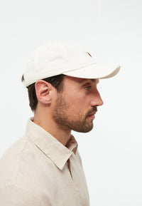Givn Berlin Dad Cap GBTIM (HEART) aus Bio-Baumwolle mit Stickerei Hat Off White