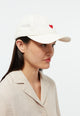 Givn Berlin Dad Cap GBTIM (HEART) aus Bio-Baumwolle mit Stickerei Hat Off White