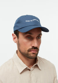Givn Berlin Dad Cap GBTIM (SCENIC ROUTE) aus Bio-Baumwolle mit Stickerei Hat Ocean Blue