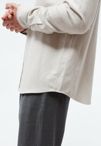 Givn Berlin Flanellhemd GBJOHN in lockerer Passform Buttoned Shirt Beige