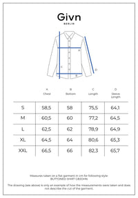 Givn Berlin Flanellhemd GBJOHN in lockerer Passform Buttoned Shirt Beige