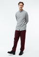 Givn Berlin Flanellhemd GBWES in lockerer Passform Buttoned Shirt Mid Grey