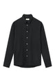 Givn Berlin Flanellhemd KENT aus Bio-Baumwolle Buttoned Shirt Anthracite