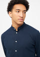 Givn Berlin Flanellhemd WES aus Bio-Baumwolle Buttoned Shirt Marine Blue