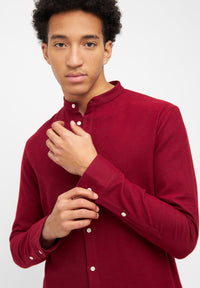 Givn Berlin Flanellhemd WES aus Bio-Baumwolle Buttoned Shirt Tibetan Red