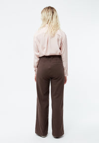 Givn Berlin Flanellhose GBBEATRICE aus Bio-Baumwolle Trousers Brown