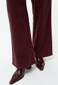 Givn Berlin Flanellhose GBBEATRICE aus Bio-Baumwolle Trousers Burgundy