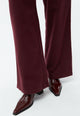 Givn Berlin Flanellhose GBBEATRICE aus Bio-Baumwolle Trousers Burgundy