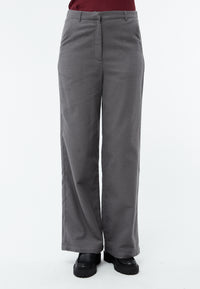 Givn Berlin Flanellhose GBBEATRICE aus Bio-Baumwolle Trousers Medium Grey