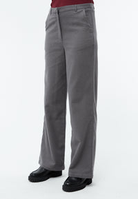 Givn Berlin Flanellhose GBBEATRICE aus Bio-Baumwolle Trousers Medium Grey