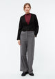 Givn Berlin Flanellhose GBBEATRICE aus Bio-Baumwolle Trousers Medium Grey