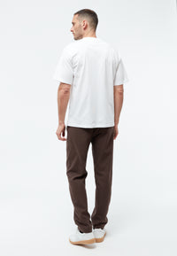 Givn Berlin Flanellhose GBERIC aus Bio-Baumwolle mit Gummibund Trousers Brown