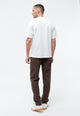 Givn Berlin Flanellhose GBERIC aus Bio-Baumwolle mit Gummibund Trousers Brown