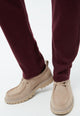 Givn Berlin Flanellhose GBERIC aus Bio-Baumwolle mit Gummibund Trousers Burgundy