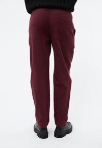 Givn Berlin Flanellhose GBHELENA in gerader Passform Trousers Burgundy