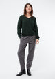 Givn Berlin Flanellhose GBHELENA in gerader Passform Trousers Medium Grey