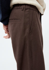 Givn Berlin Flanellhose GBHELGE in lockerer Passform Trousers Brown