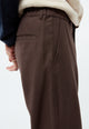 Givn Berlin Flanellhose GBHELGE in lockerer Passform Trousers Brown