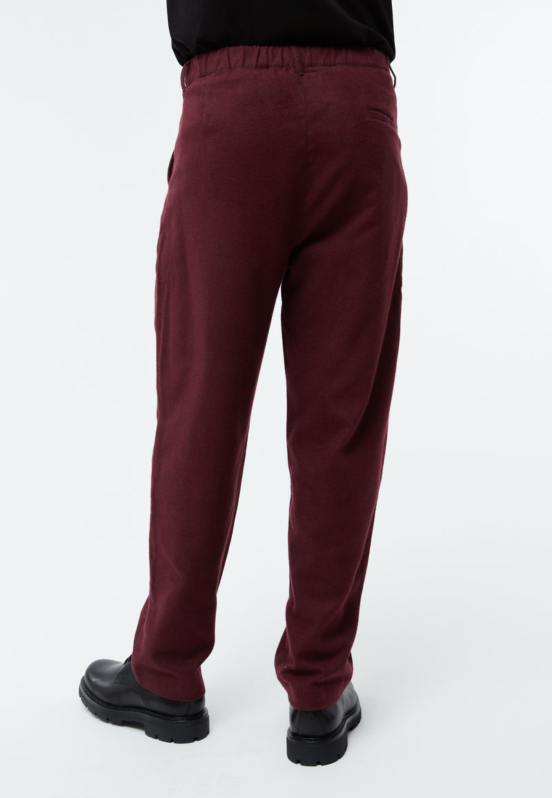 Givn Berlin Flanellhose GBHELGE in lockerer Passform Trousers Burgundy