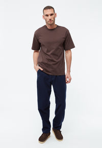 Givn Berlin Flanellhose GBHELGE in lockerer Passform Trousers Navy Blue