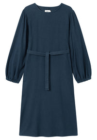 Givn Berlin Flanellkleid ALINE aus Bio-Baumwolle Dress Marine Blue
