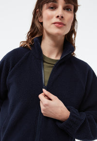 Givn Berlin Fleecejacke GBCONNY aus recyceltem Polyester Jacket Dark Blue