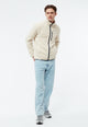 Givn Berlin Fleecejacke GBSPENCER aus recyceltem Polyester Jacket Off White