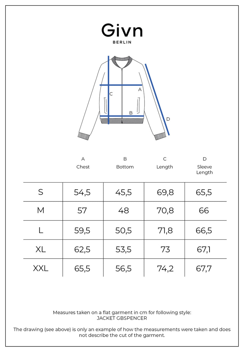 Givn Berlin Fleecejacke GBSPENCER aus recyceltem Polyester Jacket Off White