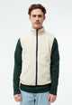 Givn Berlin Fleeceweste GBSIMON aus recyceltem Polyester Jacket Off White