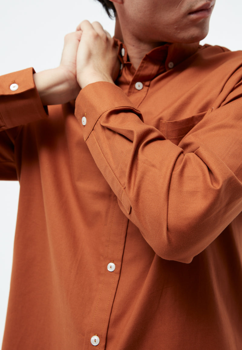 Givn Berlin GBBennet Buttoned Shirt Rust