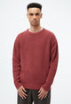 Givn Berlin Strickpullover GBBRENDAN loose Fit aus Bio-Baumwolle Sweater Cranberry