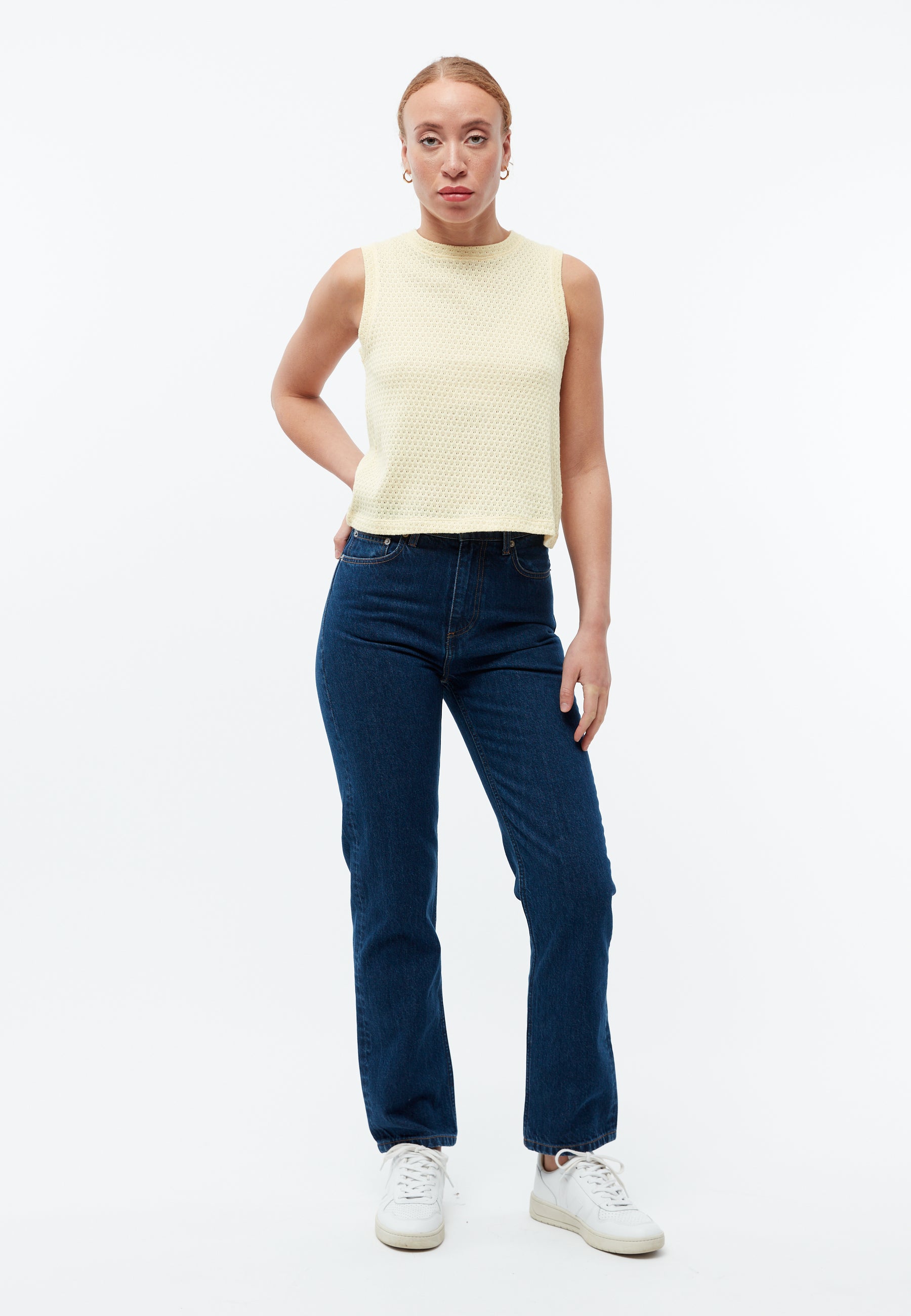 Givn Berlin Jeanshose GBCHARLOTTE regular aus Bio-Baumwolle Jeans Dark Blue