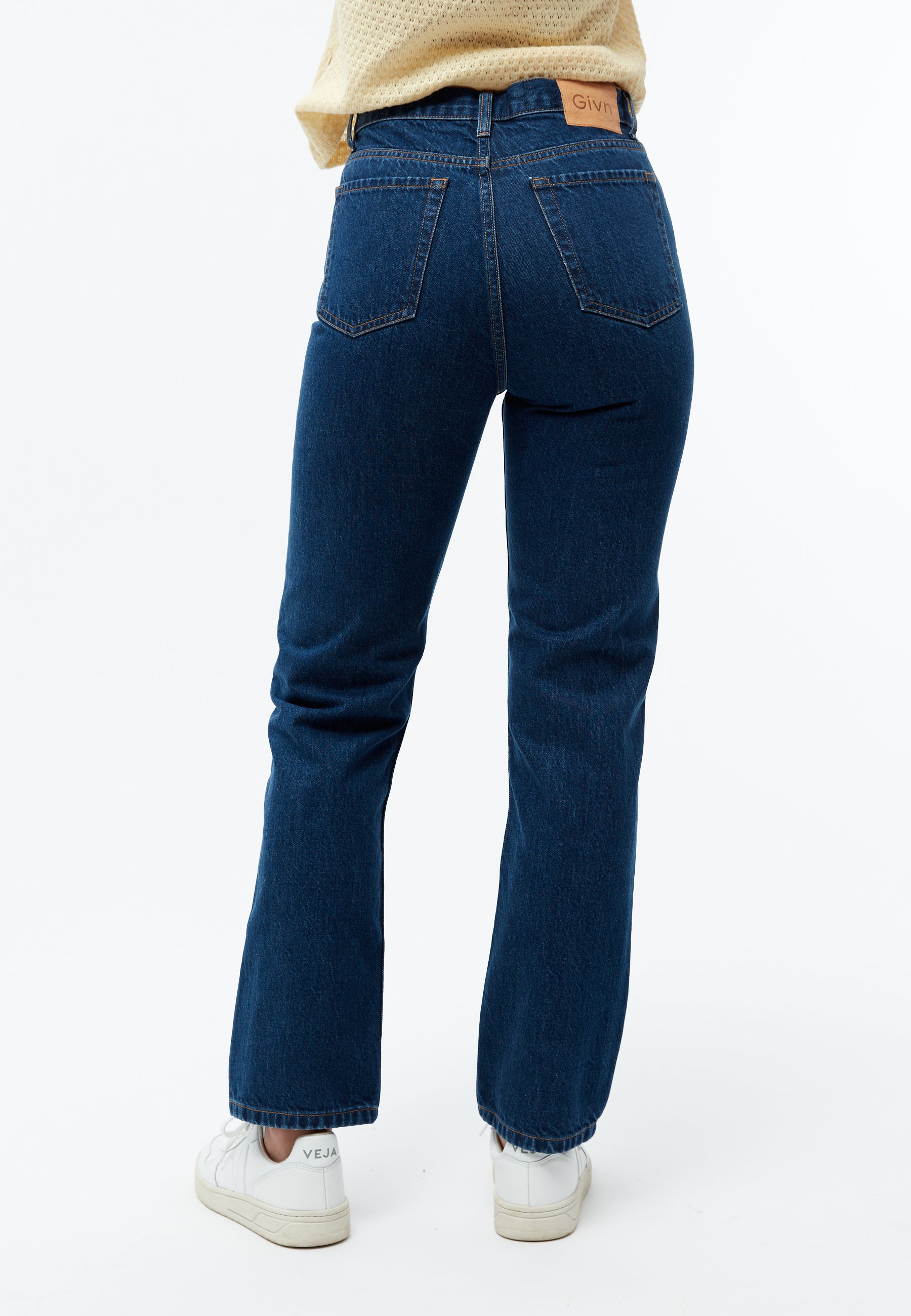 Givn Berlin Jeanshose GBCHARLOTTE regular aus Bio-Baumwolle Jeans Dark Blue