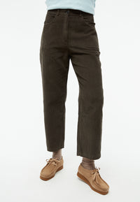 Givn Berlin GBClaire Trousers Dark Olive (Cord)