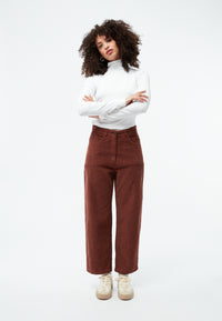 Givn Berlin GBClaire Trousers Intense Rust (Cord)