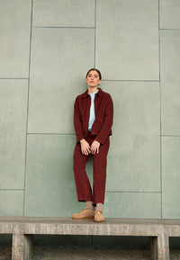 Givn Berlin GBClaire Trousers Intense Rust (Cord)