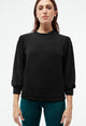 Givn Berlin Sweater GBCLOUDY aus recycelter Baumwolle mit Puffärmeln Sweater Black