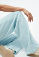 Givn Berlin Hose GBELSIE aus recycelter Baumwolle mit weitem Bein Trousers Light Blue