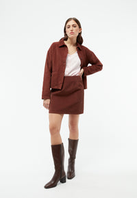 Givn Berlin GBGeorgia Skirt Intense Rust (Cord)