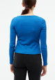 Givn Berlin GBIna Longsleeve Cornflower Blue (Rib)