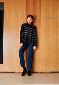 Givn Berlin GBIva Blouse Black / White (Polkadots)