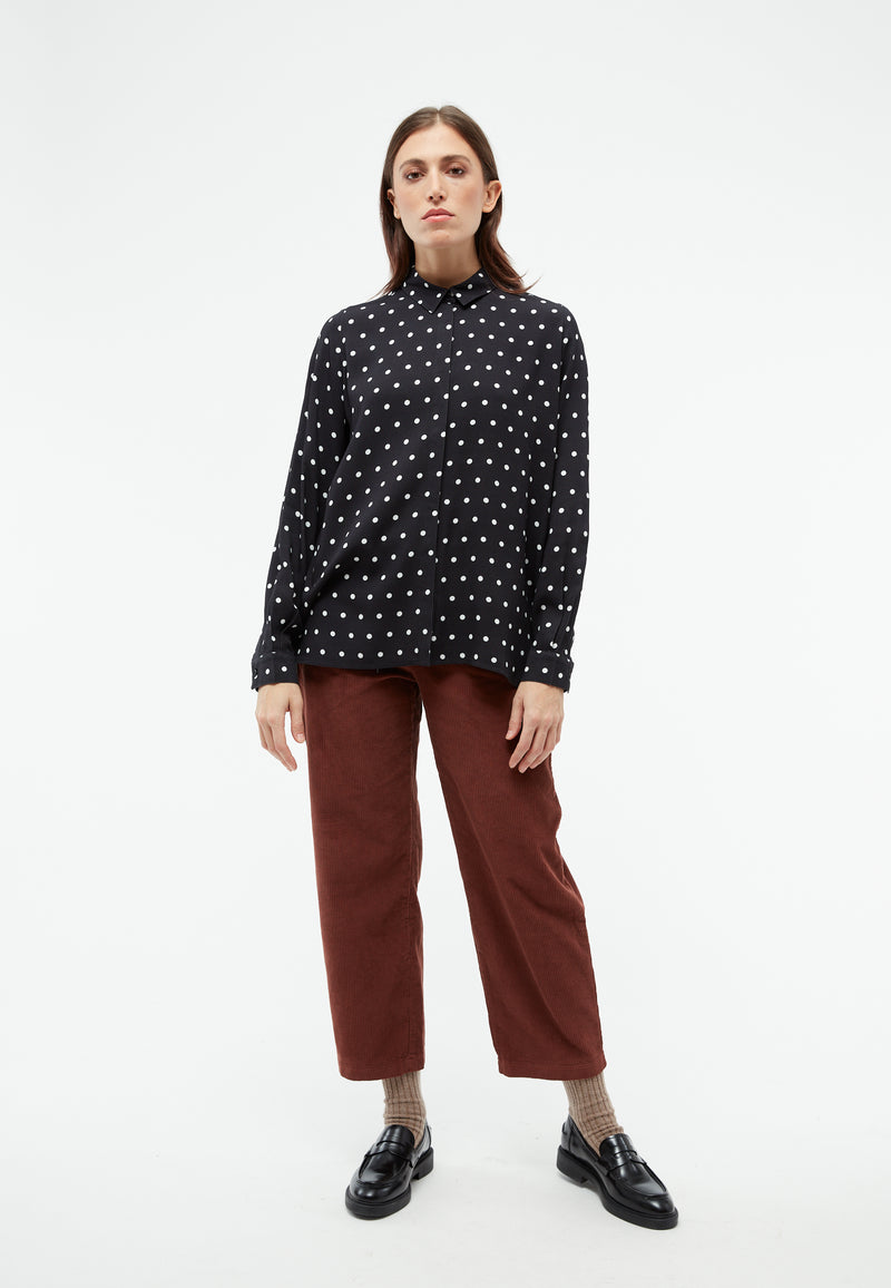 Givn Berlin GBIva Blouse Black / White (Polkadots)