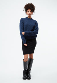 Givn Berlin GBJustine Sweater Water Blue (Merino)