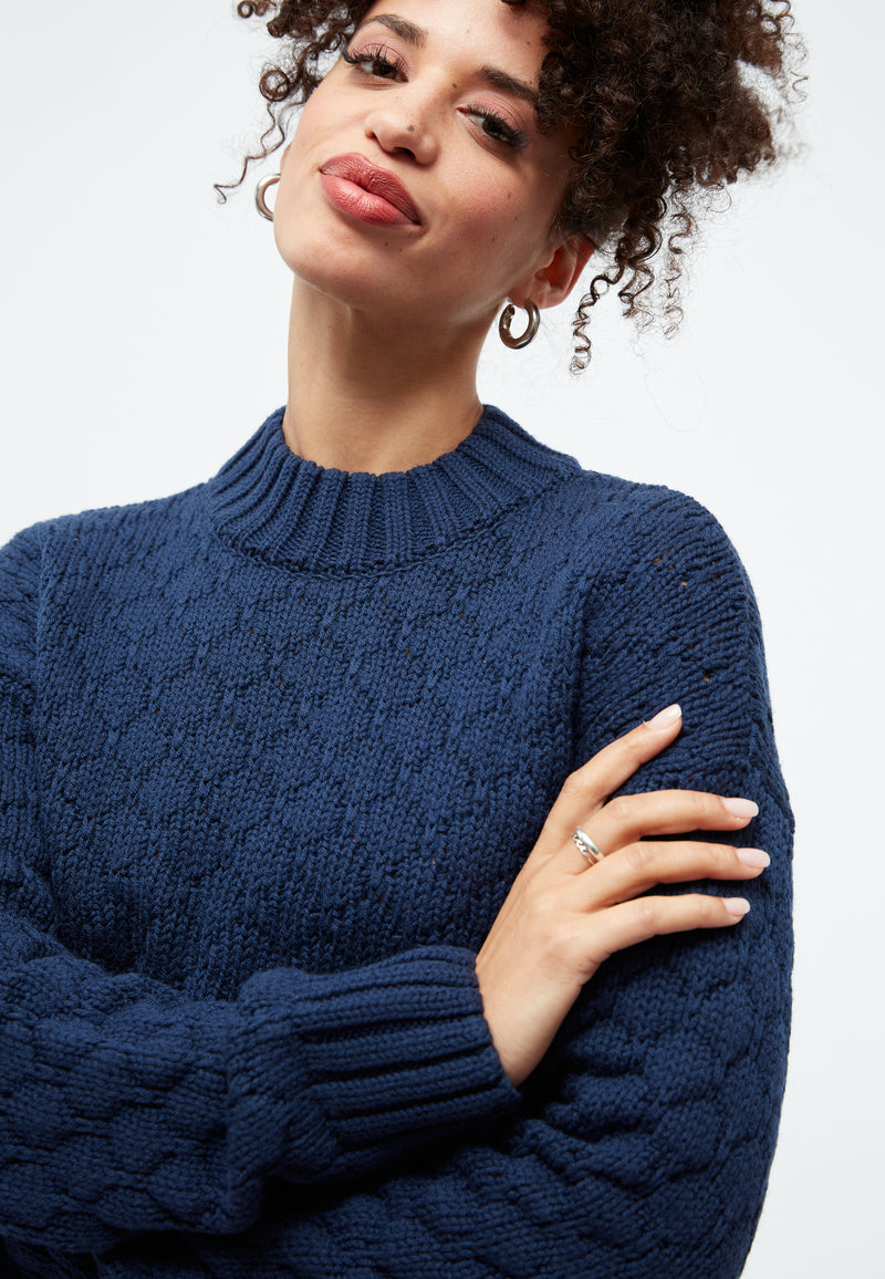 Givn Berlin GBJustine Sweater Water Blue (Merino)